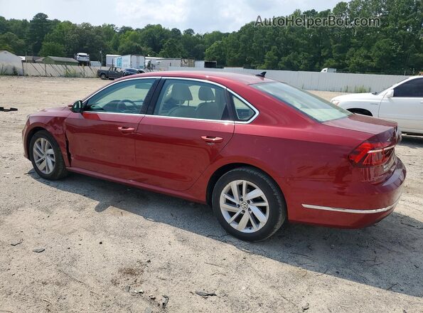 1VWBA7A3XJC019448 2018 VOLKSWAGEN PASSAT Красный Задняя левая четверть