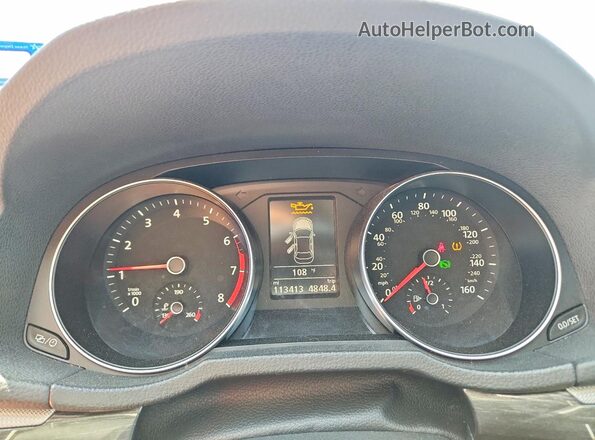 1VWBS7A31GC021370 2016 VOLKSWAGEN PASSAT Gray Widok zestawu wskaźników