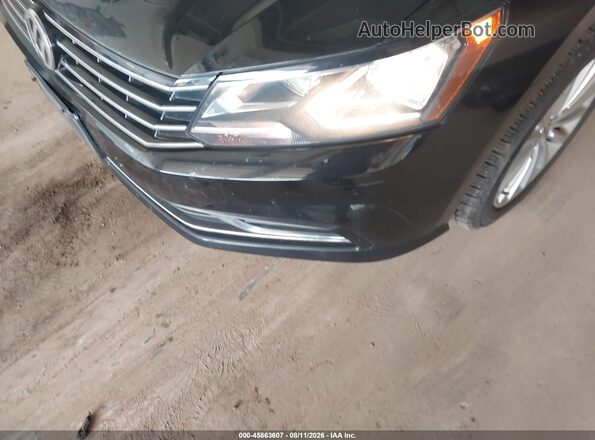 1VWBS7A38GC046783 2016 VOLKSWAGEN PASSAT Black Widok z przodu