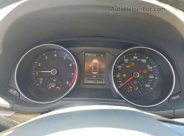 1VWBS7A39GC034318 2016 VOLKSWAGEN PASSAT Black Widok zestawu wskaźników