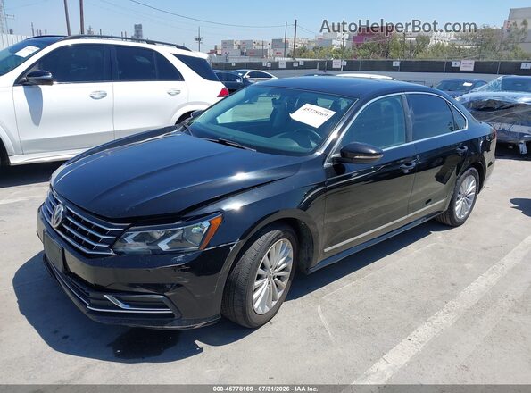 1VWBT7A32GC010441 2016 VOLKSWAGEN PASSAT Black Передня ліва чверть