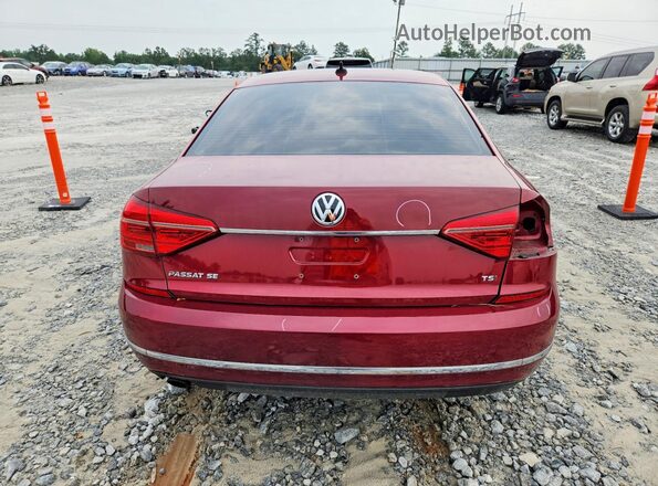 1VWBT7A32GC059140 2016 VOLKSWAGEN PASSAT Red უკანა ხედი