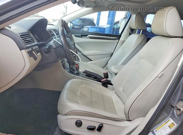 1VWBT7A33GC045277 2016 VOLKSWAGEN PASSAT Silver Вид салону спереду