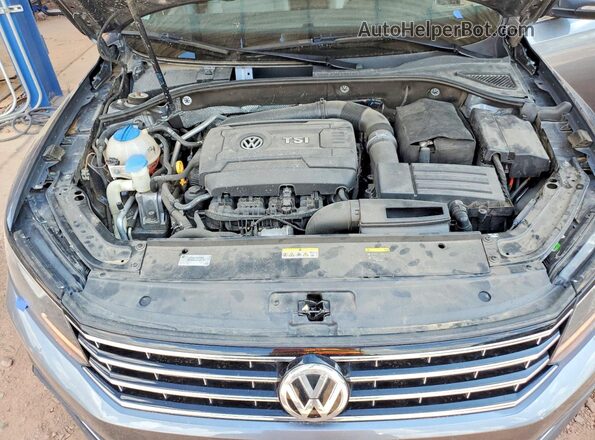 1VWBT7A33GC045277 2016 VOLKSWAGEN PASSAT Silver Вид задньої частини салону