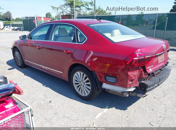 1VWBT7A33HC020168 2017 VOLKSWAGEN PASSAT Burgundy Tył lewy