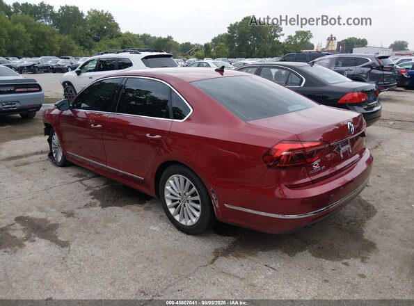 1VWBT7A33HC026729 2017 VOLKSWAGEN PASSAT Красный Задняя левая четверть