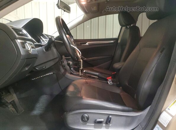 1VWBT7A35GC007906 2016 VOLKSWAGEN PASSAT Tan Vista interior delantera