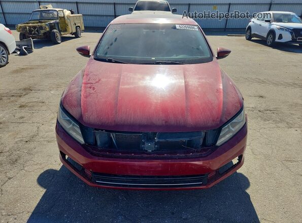 1VWBT7A35GC030019 2016 VOLKSWAGEN PASSAT Maroon წინა ხედი
