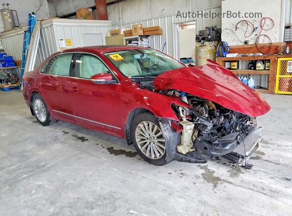 1VWBT7A35GC041392 2016 VOLKSWAGEN PASSAT Burgundy Front right