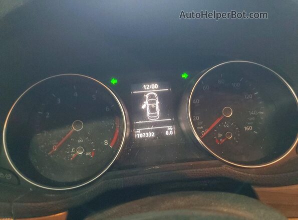 1VWBT7A35GC041392 2016 VOLKSWAGEN PASSAT Burgundy Instrument cluster view