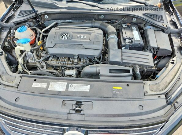 1VWBT7A36HC026563 2017 VOLKSWAGEN PASSAT Черный Вид задней части салона