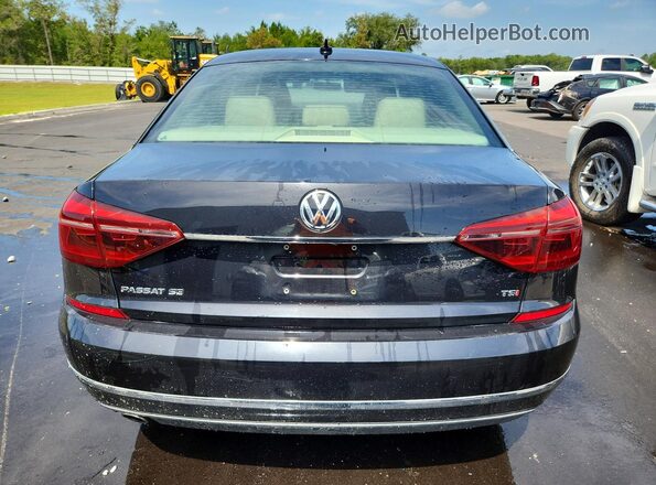 1VWBT7A36HC026563 2017 VOLKSWAGEN PASSAT Черный Вид сзади