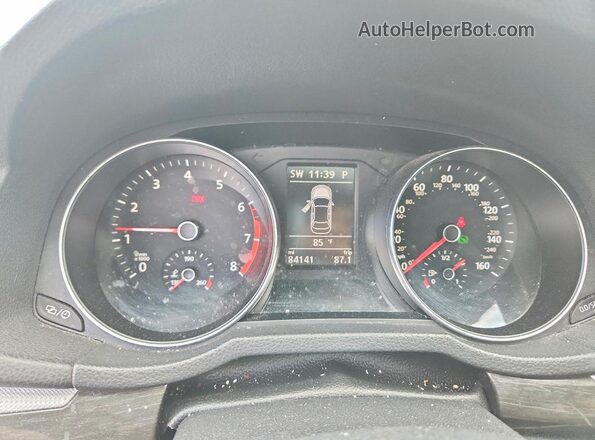 1VWBT7A37GC014128 2016 VOLKSWAGEN PASSAT Gray Սարքավորումների վահանակի տեսք