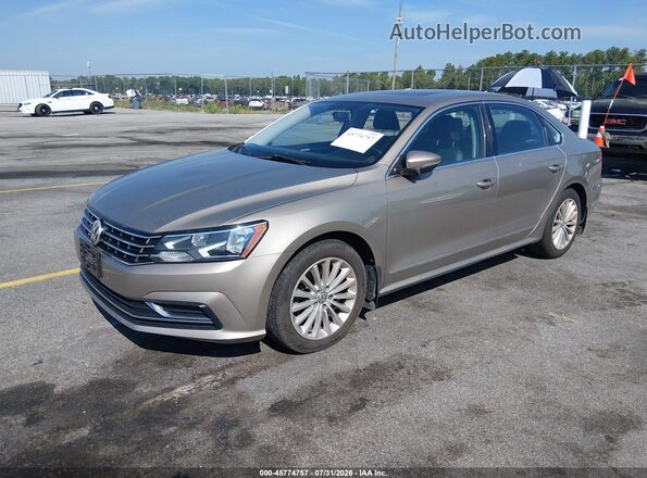 1VWBT7A39GC016835 2016 VOLKSWAGEN PASSAT Beige წინა მარცხენა ხედი სამი მეოთხედიდან