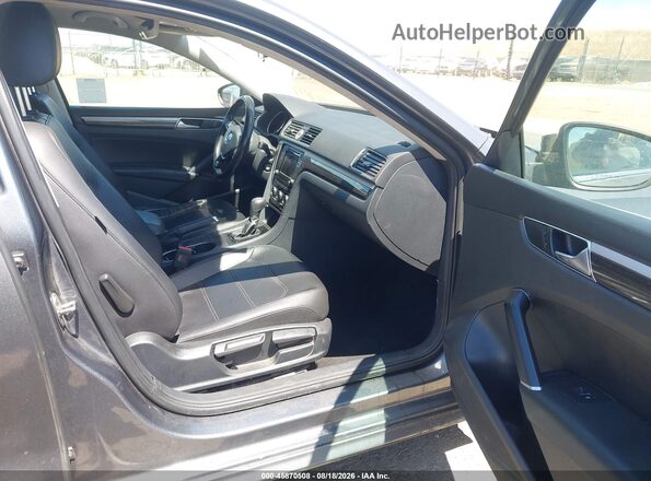 1VWBT7A39GC027270 2016 VOLKSWAGEN PASSAT Gray Widok wnętrza z przodu