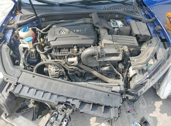 1VWBT7A39HC048377 2017 VOLKSWAGEN PASSAT Blue Սալոնի հետևի տեսք