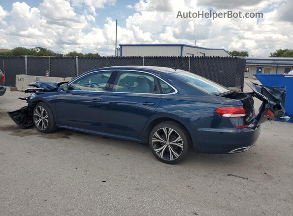 1VWCA7A38LC023022 2020 VOLKSWAGEN PASSAT Синий Задняя левая четверть