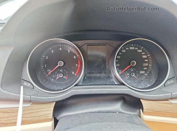 1VWCS7A38GC034606 2016 VOLKSWAGEN PASSAT White Vista del cuadro de instrumentos
