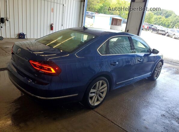 1VWCT7A30HC080316 2017 VOLKSWAGEN PASSAT Blue Trasero derecho