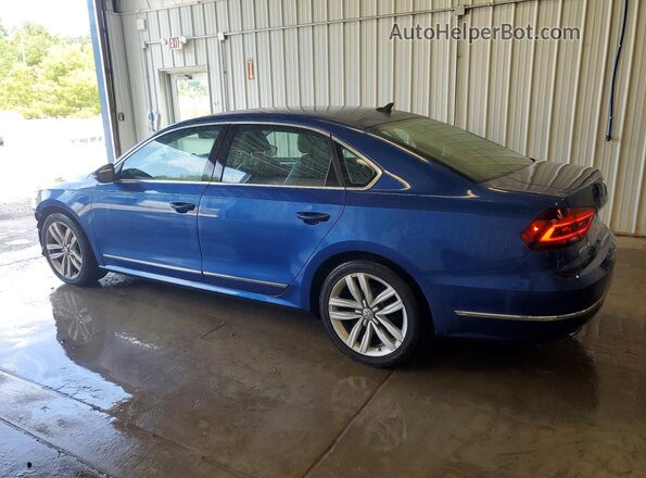 1VWCT7A30HC080316 2017 VOLKSWAGEN PASSAT Blue Trasero izquierdo