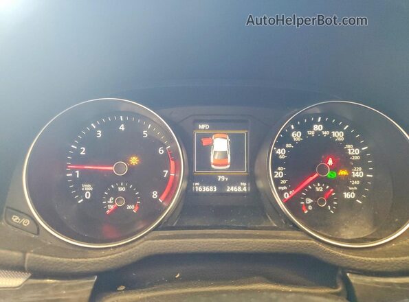 1VWCT7A30HC080316 2017 VOLKSWAGEN PASSAT Blue Vista del cuadro de instrumentos