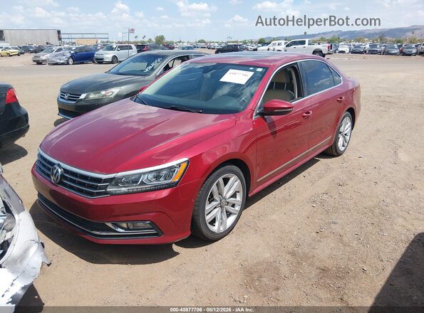 1VWCT7A30HC084026 2017 VOLKSWAGEN PASSAT Burgundy Vista frontal