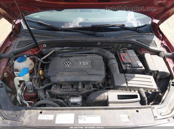 1VWCT7A30HC084026 2017 VOLKSWAGEN PASSAT Burgundy Vista trasera