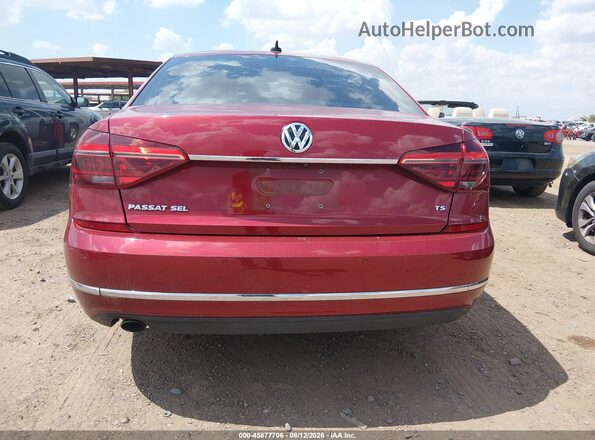 1VWCT7A30HC084026 2017 VOLKSWAGEN PASSAT Burgundy 
