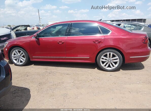 1VWCT7A30HC084026 2017 VOLKSWAGEN PASSAT Burgundy უკანა სალონის ხედი