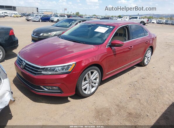 1VWCT7A30HC084026 2017 VOLKSWAGEN PASSAT Burgundy წინა მარცხენა ხედი სამი მეოთხედიდან