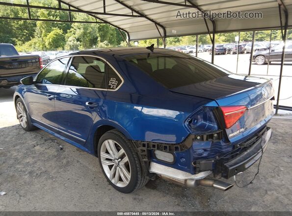1VWCT7A32GC035313 2016 VOLKSWAGEN PASSAT Blue Trasero izquierdo