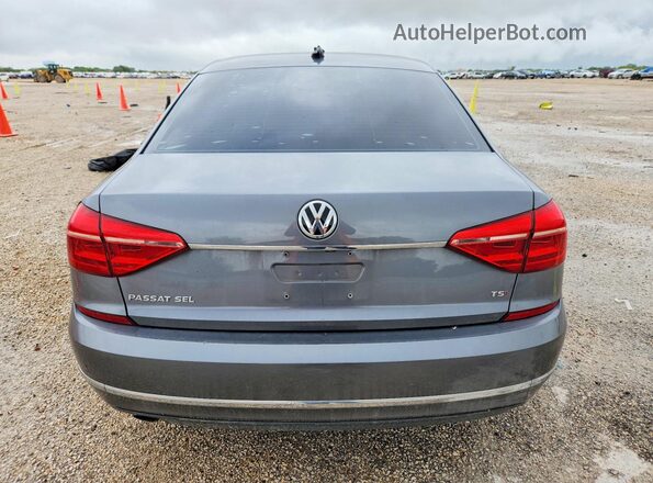 1VWCT7A36GC046458 2016 VOLKSWAGEN PASSAT Gray Вид ззаду