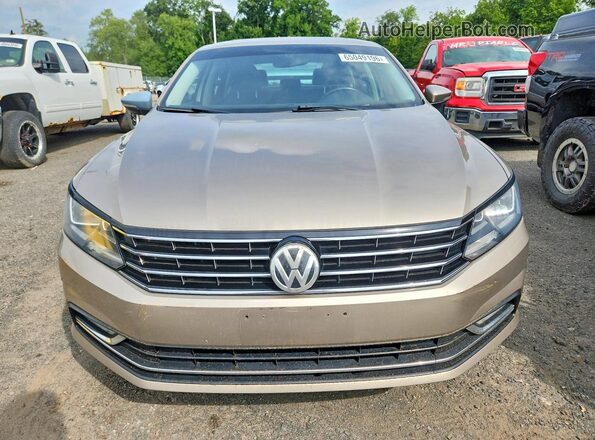 1VWCT7A39GC031632 2016 VOLKSWAGEN PASSAT Beige Front view