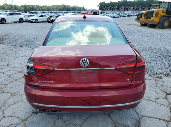1VWCT7A39HC055169 2017 VOLKSWAGEN PASSAT Burgundy Հետևի տեսք