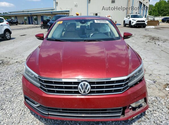 1VWCT7A39HC055169 2017 VOLKSWAGEN PASSAT Burgundy Դիմացի տեսք