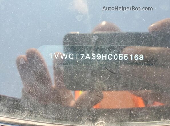 1VWCT7A39HC055169 2017 VOLKSWAGEN PASSAT Burgundy Շարժիչի բաժամունքի տեսք