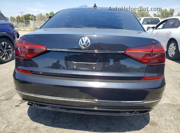 1VWDT7A30HC035591 2017 VOLKSWAGEN PASSAT Black Widok z tyłu