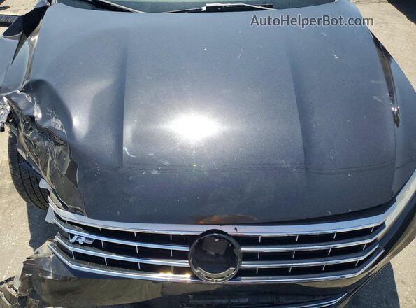 1VWDT7A30HC035591 2017 VOLKSWAGEN PASSAT Black Widok wnętrza z tyłu