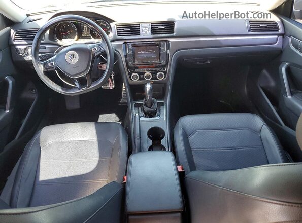 1VWDT7A31HC062640 2017 VOLKSWAGEN PASSAT Gray Առջևի վահանակի տեսք