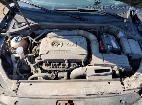 1VWDT7A31HC079650 2017 VOLKSWAGEN PASSAT Gray Rear interior view