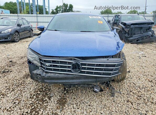 1VWDT7A32HC010806 2017 VOLKSWAGEN PASSAT Blue Front view