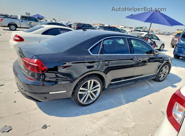 1VWDT7A32HC072643 2017 VOLKSWAGEN PASSAT Black Widok wnętrza z przodu