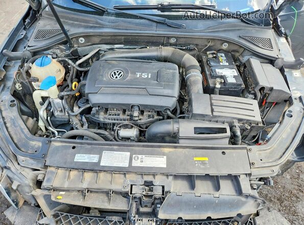 1VWDT7A33HC075227 2017 VOLKSWAGEN PASSAT Серый Вид задней части салона