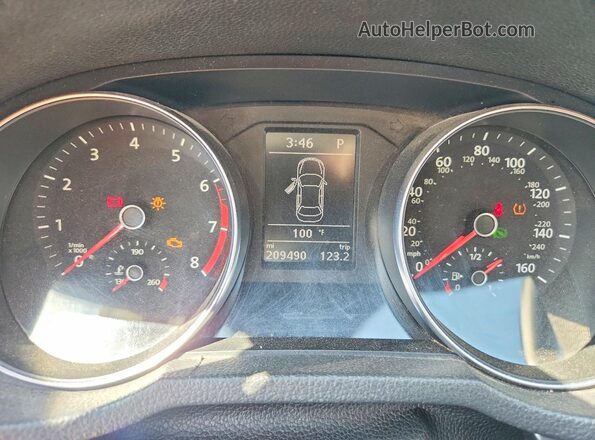 1VWDT7A36HC032338 2017 VOLKSWAGEN PASSAT Black Vista del cuadro de instrumentos