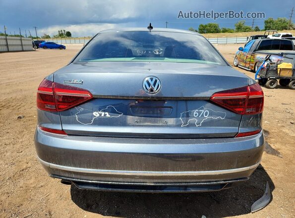 1VWDT7A36HC044148 2017 VOLKSWAGEN PASSAT Silver Vista trasera