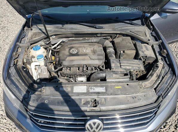 1VWDT7A36HC068756 2017 VOLKSWAGEN PASSAT Gray Vista interior trasera