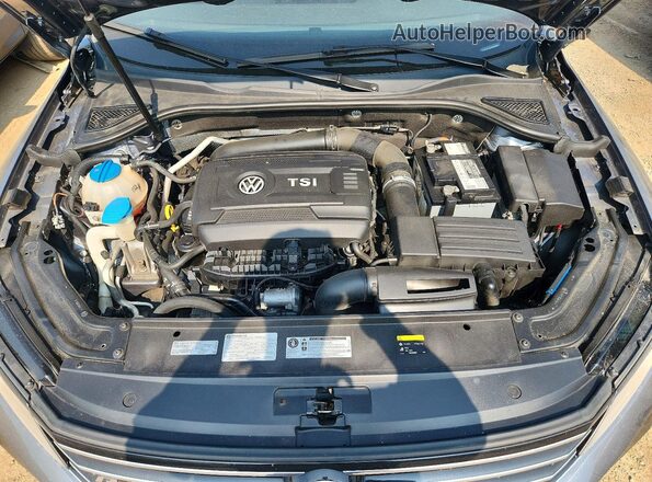 1VWDT7A37HC085002 2017 VOLKSWAGEN PASSAT Серый Вид задней части салона