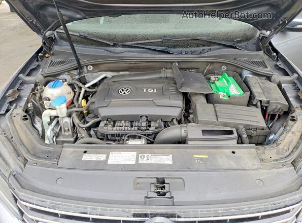 1VWDT7A38HC036102 2017 VOLKSWAGEN PASSAT Gray უკანა სალონის ხედი