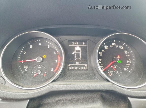 1VWDT7A38HC058357 2017 VOLKSWAGEN PASSAT Серый Вид щитка приборов