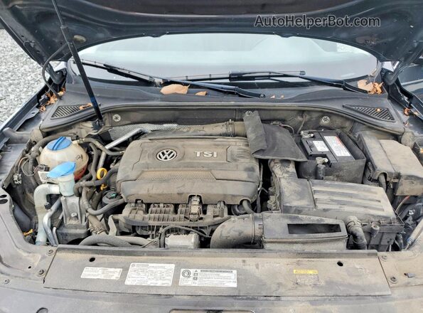 1VWDT7A38HC058357 2017 VOLKSWAGEN PASSAT Серый Вид задней части салона